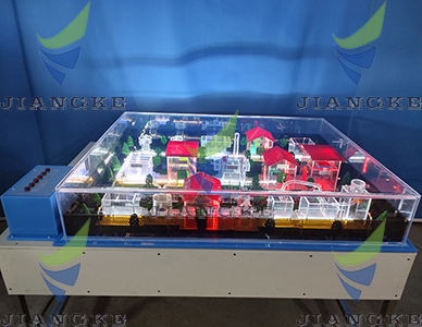 PJK48型污水處理廠平面布置模型